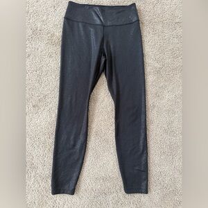 Nike women’s leggings, black glitter, size medium